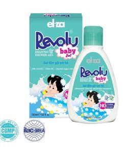Gel tắm gội em bé Revolu Baby 150ml
